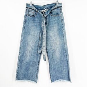 Current Air by Anthropologie McKinnon Wide Leg Toe Waist Jeans